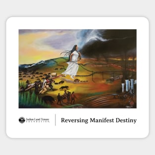 Reversing Manifest Destiny Sticker